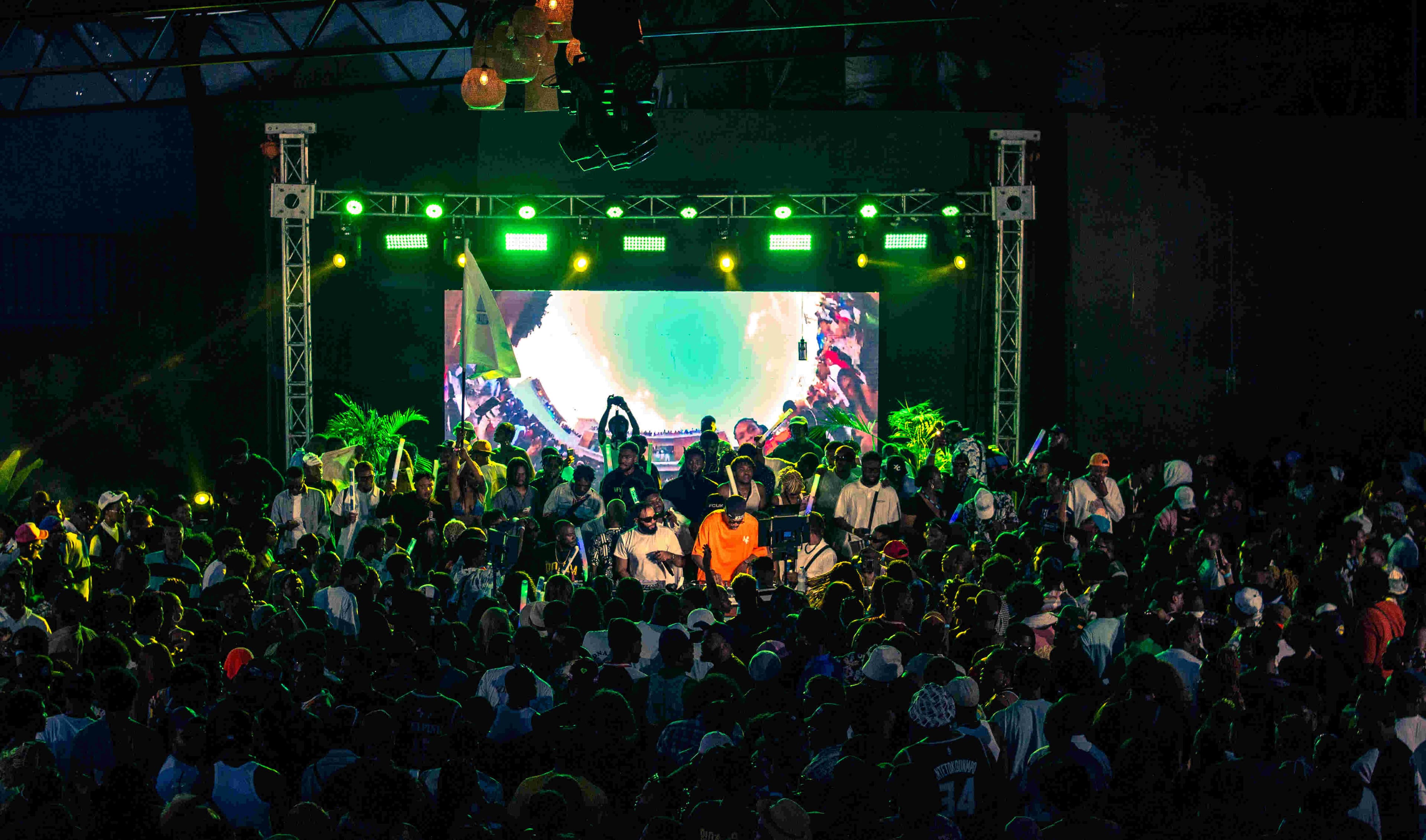 people partying at even in the day